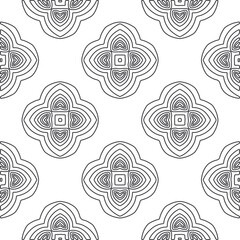Repeating geometric tiles from striped elements.Modern geometric background with abstract shapes.Monochromatic Repeating Patterns.Endless abstract texture.black and white striped ornament for design.