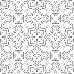 Repeating geometric tiles from striped elements.Modern geometric background with abstract shapes.Monochromatic Repeating Patterns.Endless abstract texture.black and white striped ornament for design.