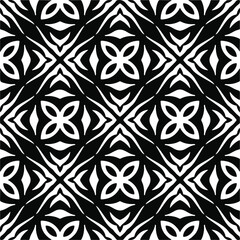  Vector geometric seamless pattern.Modern geometric background with abstract shapes.Monochromatic Repeating Patterns.Endless abstract texture.black and white ornament for design.