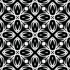  Vector geometric seamless pattern.Modern geometric background with abstract shapes.Monochromatic Repeating Patterns.Endless abstract texture.black and white ornament for design.