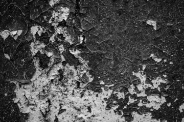 Grunge rusted metal texture, rust and oxidized metal background. Old metal iron panel. black and white