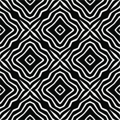 Vector geometric seamless pattern.Modern geometric background with abstract shapes.Monochromatic Repeating Patterns.Endless abstract texture.black and white ornament for design.