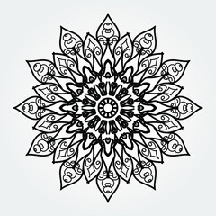 Luxury Ornamental Indian Mandala Design