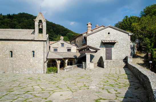 Il quadrante del Santuario della Verna, punto di partenza della Via di Francesco