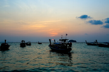 Beautiful Sunrise at Koh Lipe, Thailand.