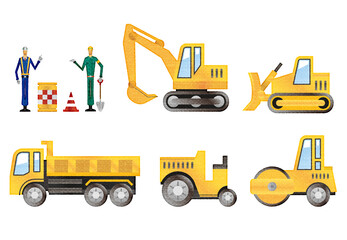 工事　工事現場【細人間・シリーズ】