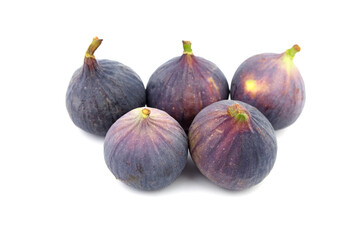 Fesh figs fruits isolated on white