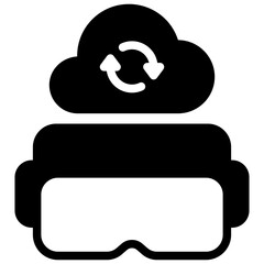 cloud solid icon