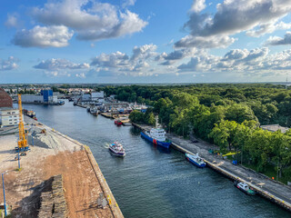 Fototapeta premium Port of Kolobrzeg