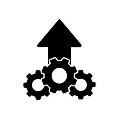 Operations icon vector. workflow illustration sign. work flow symbol. automate logo.