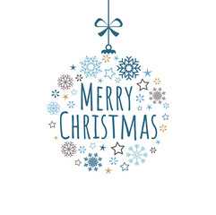 hanging snow flakes bauble