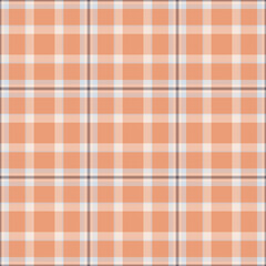 Plaid seamless pattern. Vector background of textile ornament. Flat fabric design.