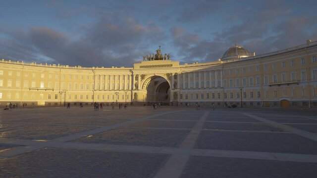General Staff building, Palace Square in St Petersburg, Russia