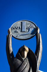 Il monumento alla lira a Rieti