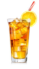 cocktail  in a glass with ice