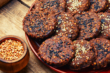 Diet buckwheat cookies.