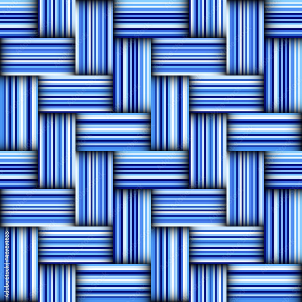 Poster Patchwork textile pattern. Seamless quilting design background.