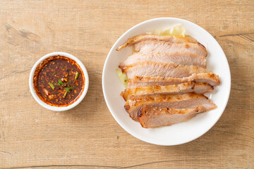 Thai Grilled Pork Neck with Spicy Dipping Sauce