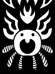 black and white of abstract background