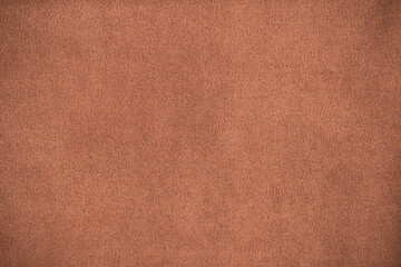 Brown suede. Brown background. Cognac color background