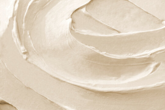 Icing Frosting Texture Background Close-up