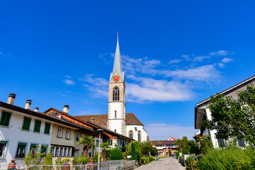 Reformierte Kirche Pfäffikon am Pfäffikersee im Zürcher Oberland, Schweiz