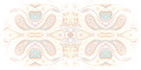 Turkish carpet. Seamless persian ethnic pattern.