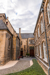 Saint Servatius Basilica and the St. John Church at the Vrijthof Square, Maastricht, Netherlands