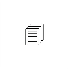 documents, files, paper icon vector illustration