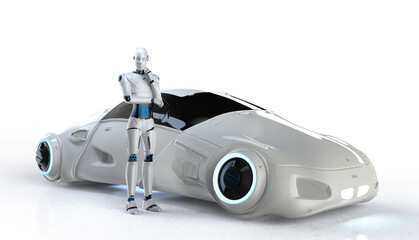 driverless car with cyborg control