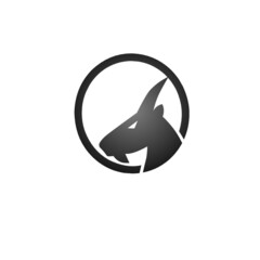 Logo head goat