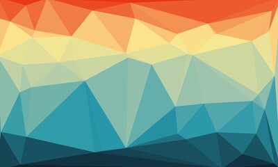 vibrant abstract geometric background with poly pattern