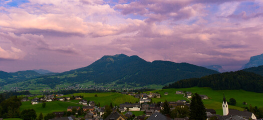 Gemeinde Schwarzenberg im österreichischen Bundesland Vorarlberg