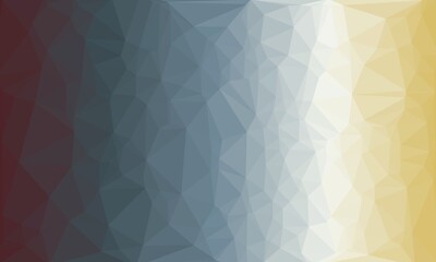 Obraz premium vibrant Minimal polygonal background in brown and dark blue colors