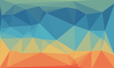 vibrant minimal multicolored polygonal background