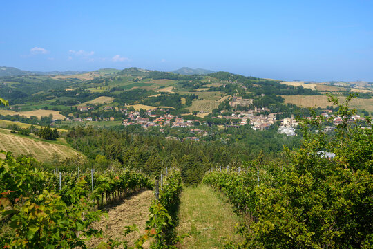Country landscape near Castrocaro and Predappio, Emilia-Romagna