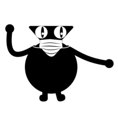 Penguin cartoon icon design, owl cartoon icon design, frog cartoon icon design and other cartoon characters in the form of web concept illustration