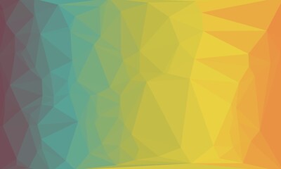 vibrant minimal multicolored polygonal background