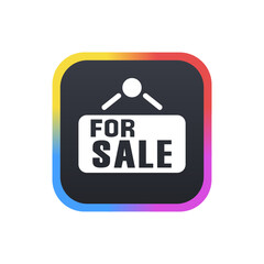 For Sale Sign - Sticker