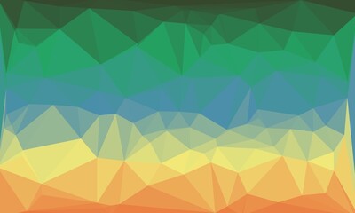 Obraz premium vibrant abstract multicolored background with poly pattern