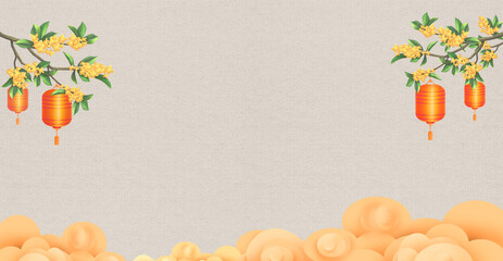 Chinese style festive red background