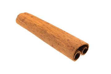 Close-up cinnamon stick isolated on a white background photo