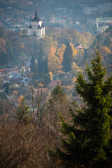 New castle fortress in Banska Stiavnica, Slovakia - UNESCO world heritage site