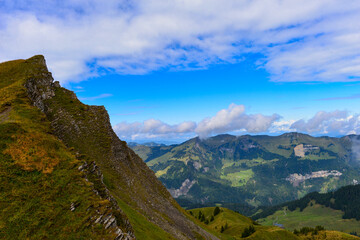 Damülser Berge im Bregenzerwaldgebirge in Vorarlberg