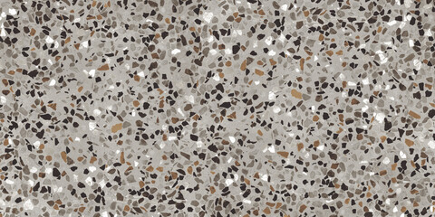 Scanned texture in high quality Terrazzo. Concrete wall with stones of different colors. Multi-colored stones.  - 467898001