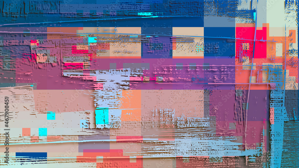 Poster abstract digital backdrop art technology pattern background. random colorful decor