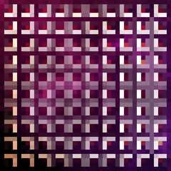 Geometric pattern. Abstract background. Prison pattern. Mosaic grid texture, dark background. Vector illustration.