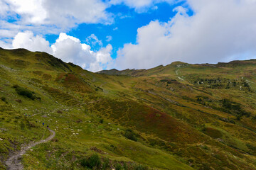 Damülser Berge im Bregenzerwaldgebirge in Vorarlberg
