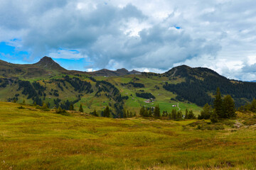 Damülser Berge im Bregenzerwaldgebirge in Vorarlberg