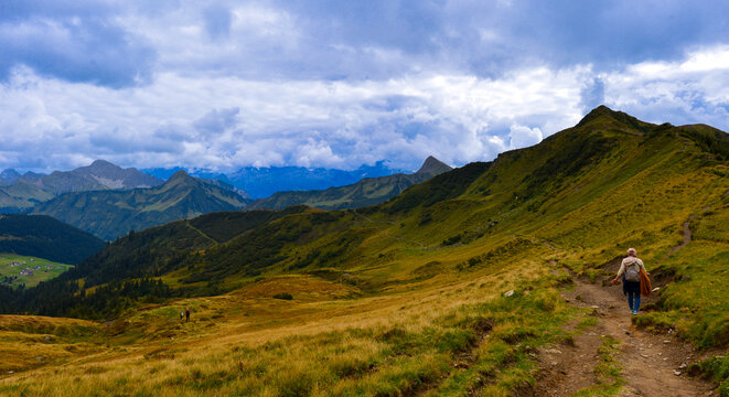 Dam&uuml;lser Berge im Bregenzerwaldgebirge in Vorarlberg